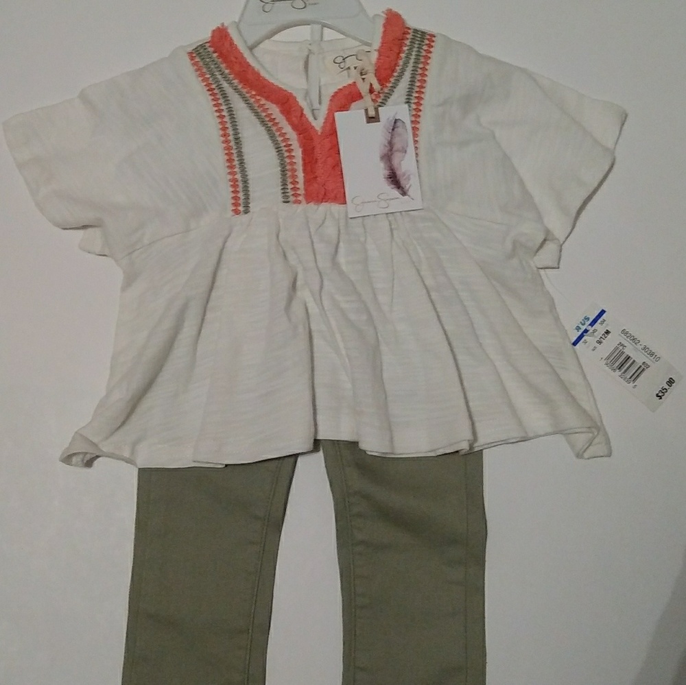 Girls 2PC Size 9-12M Jessica Simpson